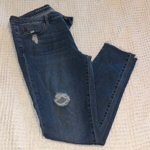 Articles Of Society Medium Blue Ripped Skinny Jeans